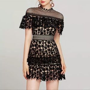 Star lace dress